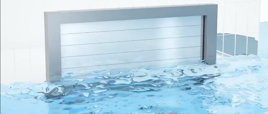 防水シャッター［開発背景］